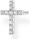 THOMAS SABO Single-Ohrstecker Kreuz, mit Zirkonia (synth)