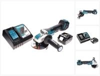 Makita Akku-Winkelschleifer DGA 519 RT1 Akku Winkelschleifer 18 V 125 mm...