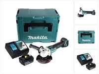 Makita Akku-Winkelschleifer DGA 504 RG1J Akku Winkelschleifer 18 V 125 mm...