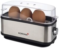 KORONA Eierkocher 25304 f&uuml;r 1 - 3 Eier Edelstahl / silber inkl. Eierhalter, Anzahl