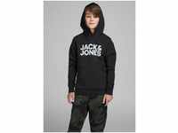 Jack & Jones Junior Kapuzensweatshirt JJECORP LOGO SWEAT HOOD, schwarz
