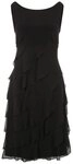 SWING Cocktailkleid - Cocktailkleid aus Materialmix Taillierter Schnitt mit