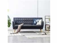 vidaXL 3-Seater Sofa Fabric 172 x 70 cm Dark Grey