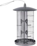 dobar Futterspender 3-Kammer Futterspender aus Metall