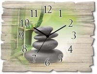 Artland Wanduhr Spa Konzept Zen Basaltsteine (wahlweise mit Quarz- oder...