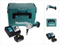Makita Knabber DJN 161 RG1J Akku Knabberschere 18 V + 1x Akku 6,0 Ah + Ladeger&auml;t + M
