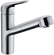 hansgrohe K&uuml;chenarmatur hansgrohe 150 Focus M42, ausziehbarer Auslauf, mit