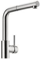 Naber K&uuml;chenarmatur LINEA Arco 2 mit ausziehbarem Auslauf metallische...