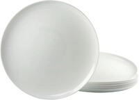 Luminarc Pizzateller Essteller, (6 St), Teller Set f&uuml;r 6 Personen, wei&szlig;, Glas
