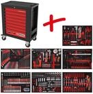 KS Tools Schubladeneinsatz KS TOOLS Performanceplus Werkstattwagen-Satz P15 mit...