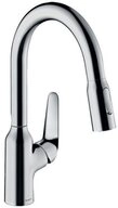 hansgrohe K&uuml;chenarmatur hansgrohe 180 Focus M42, ausziehbarer Schlauch mit