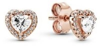 Pandora Paar Ohrstecker ROSE-288427C01, funkelndes Herz