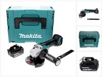Makita Winkelschleifer DGA 506 T1J Akku Winkelschleifer 18 V 125 mm Brushless +...