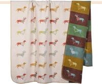 Wohndecke DACKEL, PAD, Made in Europe, Kuscheldecke, Wendefunktion, 150x200 cm