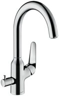 hansgrohe K&uuml;chenarmatur hansgrohe 220 Focus M42, mit Ger&auml;teabsperrventil,...