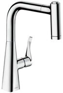 hansgrohe K&uuml;chenarmatur hansgrohe 220 Metris M71, ausziehbarer Schlauch mit
