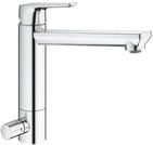 Grohe K&uuml;chenarmatur BauEdge, mittelhoher Auslauf, Absperrventil