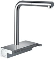 hansgrohe K&uuml;chenarmatur hansgrohe 250 Aquno Select M81, ausziehbarer Schlauch...