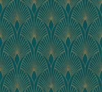 living walls Vliestapete New Walls 50's Glam Art Deco Optik, leicht strukturiert,