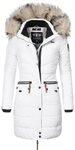 Navahoo Steppmantel Paula stylischer Winter Parka m. edlem Fellimitat
