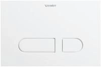 Duravit Bet&auml;tigungsplatte DuraSystem, Mechanisch f&uuml;r WC A1 Dual Flush - Wei&szlig;