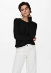 ONLY Strickpullover ONLGEENA XO L/S PULLOVER KNT NOOS Materialmix, regular fit