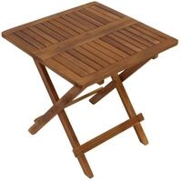 DEGAMO Beistelltisch FLORENCIA (1-St), 50x50cm, H&ouml;he 50,5cm, Akazie ge&ouml;lt,