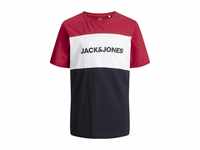 Jack & Jones T-Shirt JJELOGO BLOCKING (1-tlg) Colorblocking