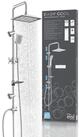 Eisl Duschsystem EASY COOL, H&ouml;he 95 cm, Regendusche ohne Armatur, Duschsystem mit
