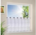 Happy Home Scheibengardine HARLOTTA (1 St), &Ouml;sen, transparent, HxB: 53x140,...