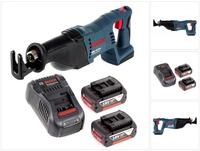 Bosch Professional Akku-Recipros&auml;ge GSA 18 V-Li Akku S&auml;bels&auml;ge 18V + 2x Akku...
