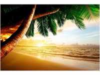 Papermoon Fototapete Caribbean Beach Sunrise, glatt