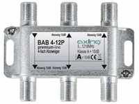 axing Axing BAB 4-12P Kabel-TV Abzweiger 4-fach 5 - 1218 MHz TV-Kabel