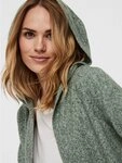 Vero Moda Strickjacke VMDOFFY LS OPEN HOOD CARDIGAN GA NOOS Materialmix, regular fit