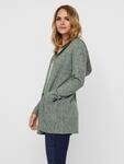 Strickjacke VERO MODA "VMDOFFY LS OPEN HOOD CARDIGAN GA NOOS", Damen, Gr. S, gr&uuml;n