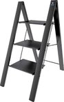 Bischof Colombo Trittleiter Leonardo 2, 3-stufig, klappbar, rutschfeste Stufen,