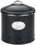 WENKO Vorratsdose Modell Nero, Metall, (1-tlg), luftdurchl&auml;ssige Dose im