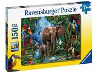 Ravensburger Puzzle 150 Teile Ravensburger Kinder Puzzle XXL Dschungelelefanten...