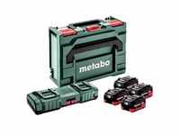 Metabo Professional Akku-Basic-Set, 18 V LiHD + MetaBOX Akkupacks Cordless...