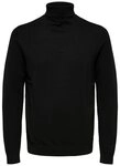 SELECTED HOMME Strickpullover SLHBERG ROLL NECK mit 100% Baumwolle