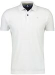 LERROS Poloshirt Sommershirt mit dezenter Stickerei auf der Brust
