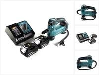 Makita Akku-Handkompressor DMP 180 RG Akku Kompressor 18 V 8,3 bar + 2x Akku 6,0 Ah +