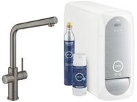 Grohe K&uuml;chenarmatur Blue Home Starterkit Sp&uuml;ltischarmatur mit L-Auslauf