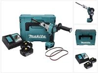 Makita Bandschleifer DBS 180 RTJ Akku Bandfeile 18 V 9 x 533 mm Brushless + 2x Akku