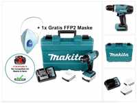 Makita DF347DWE (2x 1,5 Ah + Ladegerät + Koffer + Atemschutzmaske)