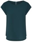 ONLY Kurzarmbluse ONLVIC &ndash; feminines Blusenshirt in lockerer Form Materialmix,