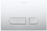 Duravit Bet&auml;tigungsplatte DuraSystem, Mechanisch f&uuml;r WC A1 Dual Flush - Chrom