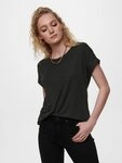 ONLY T-Shirt ONLMOSTER &ndash; T-Shirt mit melierter Optik und elastischem Material