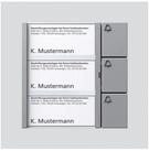 Siedle Schalter Siedle&S&ouml;hne Tasten-Modul si/met TM 612-3 SM