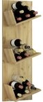 VCM Wandregal Holz Weinregal Wandregal Flaschen Wein Vinosi, 1-tlg.